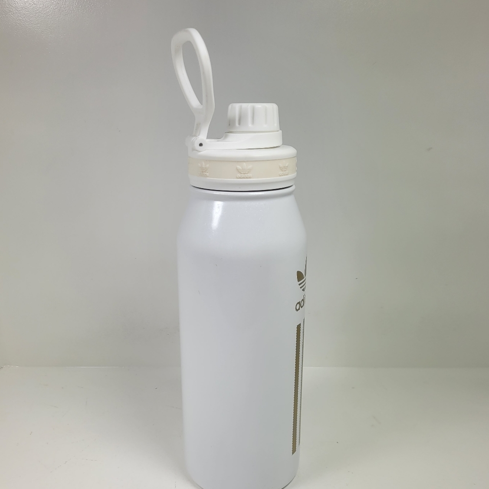 Adidas Originals White and Gold Water Bottle - Picture 5 of 10
